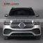 GLE class w167 sport body kit for W167 to GLE63 sport with front grille front bumper over fenders and rear bumper PP material