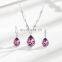 Fashion Leaves Earrings Party Women Statement Earrings Austrian Crystal Wedding Earrings