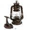 Vintage kerosene retro horse lantern iron art wall lamps for decoration