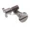 flat slotted half partial thread screws