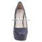 china wholesale pu high heel dress shoes