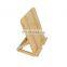 Bamboo Book Stand Reading Rest Holder Cookbook Cook Stand Foldable Tablet PC Textbook Music Document Stand
