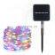 Outdoor Decoration Color Change Solar Power Waterproof Led Light String For Party Wedding Christmas