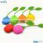 2015 Newest Design Flower Shape Silicone Tea Infuser Tea Strainer Silicone Tea Bag