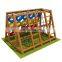 Outdoor children wooden playground wood OL-MZ073C