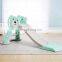 bear type outdoor swing and slide set Plastic toddler slider