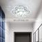 Petals LED Brass Gold Chandelier Stairway Pendant Light For Aisle Hallway Corridor Glass Ceiling Light