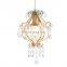 Aisle Porch Dining Room Corridor ceiling Gold luxury modern crystal metal chain chandeliers