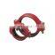 OEM cast iron hand water mist fire fighting equipment pipe clamp parts