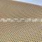 Customized colors hexagonal  holes  mesh perforated screen