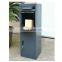 Black Outdoor Smart Parcel Delivery Box Outdoor Parcel Mail Box Parcel Drop Box