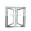 High quality aluminum profile casement window half door half window casement artistic design aluminum casement window