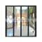 Alu frameless folding windows panoramic balcony glazing as glass curtain window door export to USA