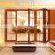 Frameless accordion terrace sliding aluminum doors glass curtain folding doors interior partition wall aluminium glass door