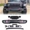 Front Bumper 10th Anniversary Front Bumper with or without Radar Hole for Jeep Wrangler JL 2018+