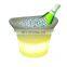 Good Quality Double-Wall High Quality KTV Bar Party Aero-pot Bar Holiday Lighting Cooler Box Plastic LED Ice Bucket