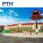 Customized Prefabricated Light steel Structure building Las vegas famous Hotel Holiday Resort