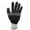 Anti Vibration  Sandy Nitrile Coated TPR Anti Impact Work Gloves for Cold Weather