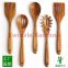 Bamboo wood cooking tools acacia wood kitchen spatula cook spoons Wholesale