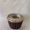 Portable Storage Basket Woven Flower Pot Planter Plant Baskets for Garden