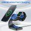 4-in-1 kabellose Ladeger?te für iPhone 15 Magnet-Ladeger?t, kompatibel mit Smartwatch und Kopfh?rern, tragbares kabelloses Ladeger?t-St?nder