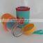 Easy to carry glass bottle with cloth sleeve