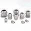 Metric Size M8 M10 M12 M14 M16 M18 M20 M22 M24 M25 M27 M28 M30 M32 Waterproof Cable Glands Stainless Steel 304
