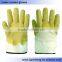 YC-L-02 latex coated anti-skid safety glove,coated with latex glvoe.