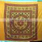 Bed cover tapestry elegant wall hanging antique printed bedsheet natural cotton tapestry