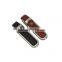  china supplier Custom logo personalized leather 2 gb usb flash drive pendrive