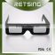 Popular polarized 3d glasses For TV Circular Polarized for 2015