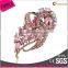 High Quality Jewelry New Brooch Design With Full Crystal Rhinestone