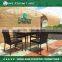 rattan all weather outdoor dining table and chairs