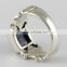 True Love !! Iolite 925 Sterling Silver Ring, Silver jewellery Exporters & Suppliers, Silver Jewellery India