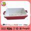 colorful ceramic baking dishes, pans
