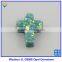 Synthetic 9*12mm Cross Shape Opal Stone Jewelry Made In China
