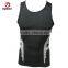 2015 High Stretched Wholesale Fitness GYM Compression Singlet