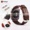 Kakapi Drawing Buckle Genuine Leather Watch Band Wrist Strap With Watchband ConnectorFor 42MM Apple Watch MT-3912