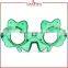 Laura Fairy Saint Patrick's Day Plastic Green Leaf Shaped LED Party Sunglasses                        
                                                Quality Choice