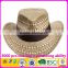 Wholesale Paper Straw Cowboy Hat Custom Men hats Straw Cowboy Hat
