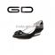 GD silk upper material metal decoration bright color women sexy fashion shoes