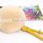 imitate rabbit hair POM POM ball Pendant knit leather keychain