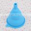 New design coloful silicone foldable funnel for food grade                        
                                                                                Supplier's Choice