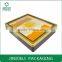 beauty wood gift packaging box with pvc window