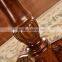 Foshan good price solid wooden coffee table three legs round tea table furniture