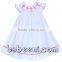 Lovely cross hand smocked bishop dress