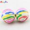2016 rainbow new design high quality bouncy balls