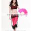 hot popular sexy lady black lace and milk silk belly dance costumes china