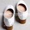 Block Heel white lace cloth Pumps shoes for woman