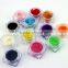 12 Color Nail Art Glitter Velvet Hair